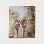 完璧なカップル タペストリー (正面)