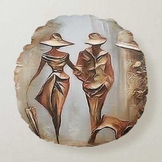 完璧なカップル ラウンドクッション (正面)