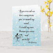 「完璧なカップル」ラブカード カード (黄色い花)