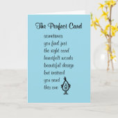 完璧なカードアザンキューポエム カード (黄色い花)