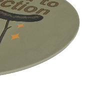 完璧なキャンプファイアおもしろいホットドッグにチャレッド カッティングボード (角)