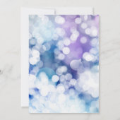 完璧なキラキラしたワイングラスのクリスマス招待状 招待状 (裏面)