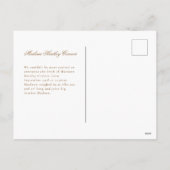 完璧なギフトホリデー誕生発表葉書 シーズンポストカード (裏面)