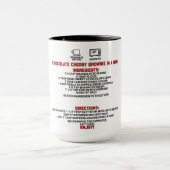 完璧なギフト/チョコレートさくらんぼブラウニーをマグカップに マグカップ (中央)