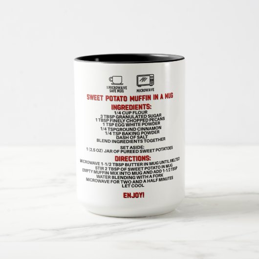 完璧なギフト/ブルーベリーサツマイモマフィン マグカップ (中央)