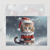 完璧なクリスマスを過ごす~ニャー^-^ シーズンカード (正面/裏面)