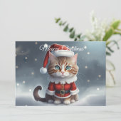 完璧なクリスマスを過ごす~ニャー^-^ シーズンカード (スタンド正面)
