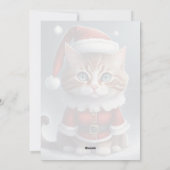 完璧なクリスマスを過ごす~ニャー^-^ シーズンカード (裏面)