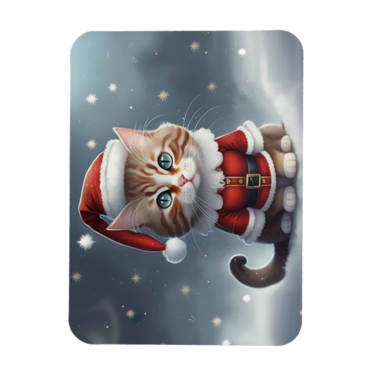 完璧なクリスマスを過ごす~ニャー^-^ マグネット (縦)