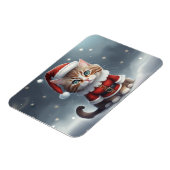 完璧なクリスマスを過ごす~ニャー^-^ マグネット (左側)