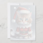 完璧なクリスマスを過ごす～ニャー^-^ 招待状 (裏面)