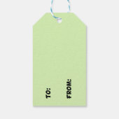 完璧なクリスマスツリー ギフトタグ (裏面)