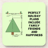 完璧なクリスマスツリー コースター (正面)