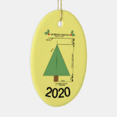 完璧なクリスマスツリー セラミックオーナメント (右)