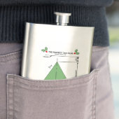 完璧なクリスマスツリー フラスク (インサイチュ)