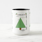 完璧なクリスマスツリー マグカップ (中央)