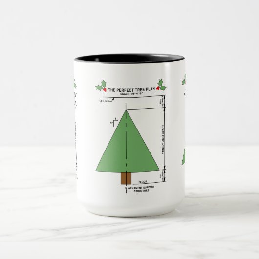 完璧なクリスマスツリー マグカップ (中央)