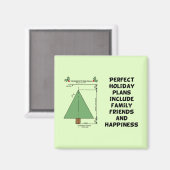 完璧なクリスマスツリー マグネット (正面/裏面)