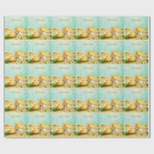完璧なクールハッピーイースターヴィンテージ ラッピングペーパー (フラット)