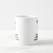 完璧なコーヒーフックラインとカフェイン コーヒーマグカップ (中央)