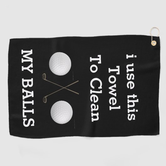 完璧なゴルフ仲間:カスタムタオル ゴルフタオル (横)