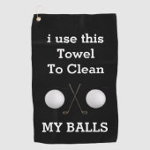 完璧なゴルフ仲間:カスタムタオル ゴルフタオル (正面)