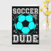 完璧なサッカー男子グッズ カード (黄色い花)