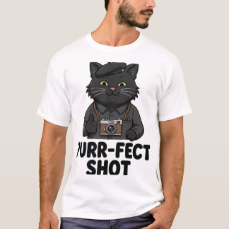 完璧なショット 楽しい写真家Tシャツ Tシャツ