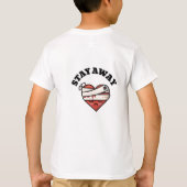 完璧なシングル キッズTシャツ 楽しいバレンタイン Tシャツ (裏面)