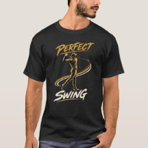 完璧なスイング ゴルフプレイヤーTシャツ