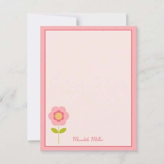 完璧なステムフラットサンキューカード サンキューカード (正面)