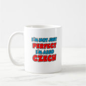 完璧なチェコのマグカップではない コーヒーマグカップ (左)