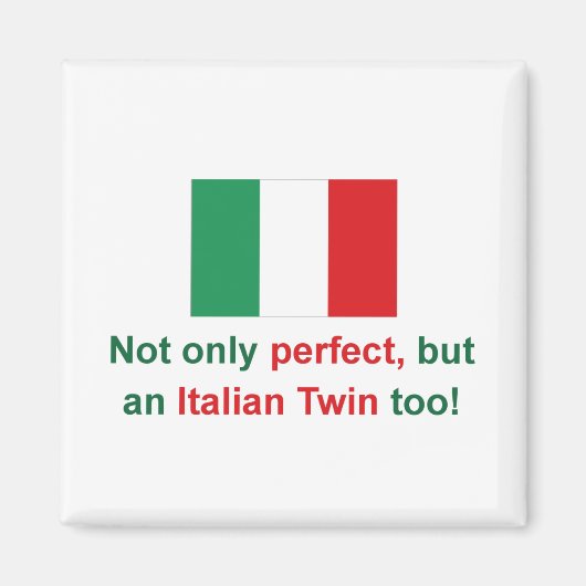 完璧なツイイタリアンン マグネット (正面)