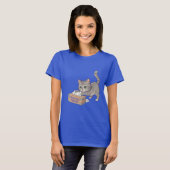 完璧なティッシュボックスの猫 Tシャツ (正面フル)