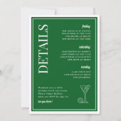 完璧なテニスバチェロレッテ 招待状 (裏面)