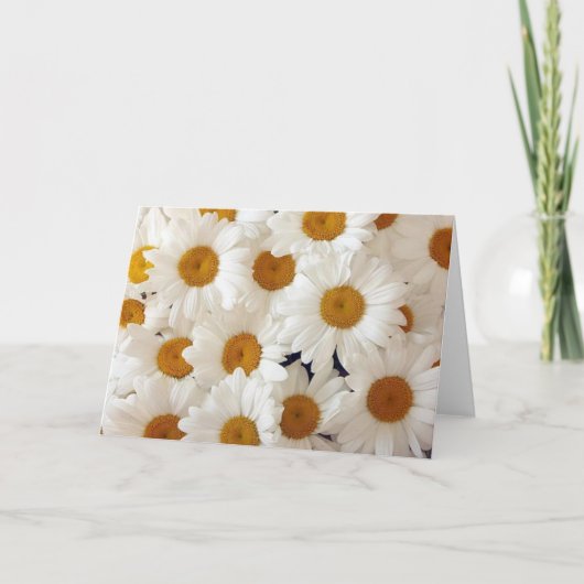 完璧なデイジーグリーティングカード カード (正面)