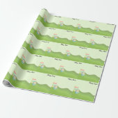 完璧なハッピーイースター、エッグ ラッピングペーパー (アンロールド)