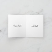 完璧なハッピーイースター、Bunny Announcement 案内状 (内部)