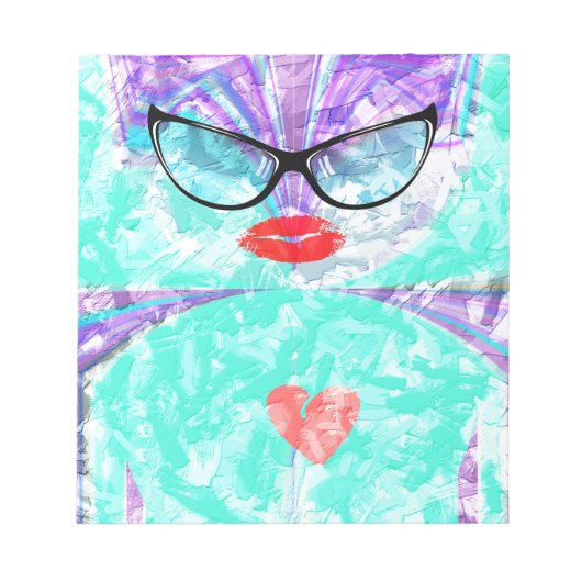 完璧なハート ノートパッド (正面)