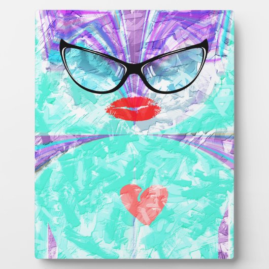 完璧なハート フォトプラーク (正面)