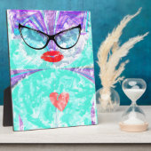 完璧なハート フォトプラーク (側面)