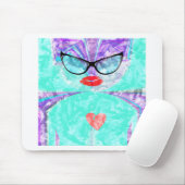 完璧なハート マウスパッド (マウス)