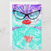 完璧なハート 便箋 (正面/裏面)