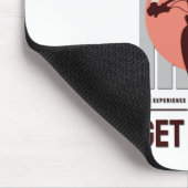 完璧なバイクもしくは自転車に乗る人デザイン – 自転車で生活 マウスパッド (コーナー)