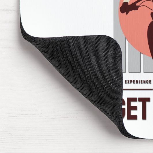 完璧なバイクもしくは自転車に乗る人デザイン – 自転車で生活 マウスパッド (コーナー)