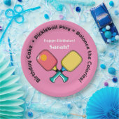 😍完璧なバランス – pickleball ペーパープレート (パーティー)