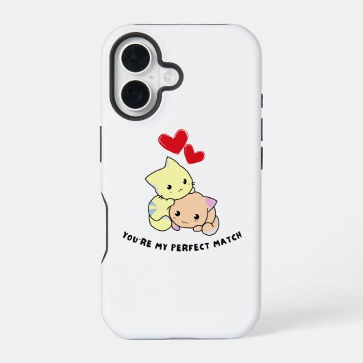 完璧なバレンタイン iPhone 16ケース (裏面)