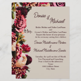 完璧なパールの菊 招待状