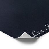 完璧なピンクの開花の香り ポスター (角)