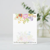 完璧なピースウォーターの色のフローラ背景 (スタンド正面)